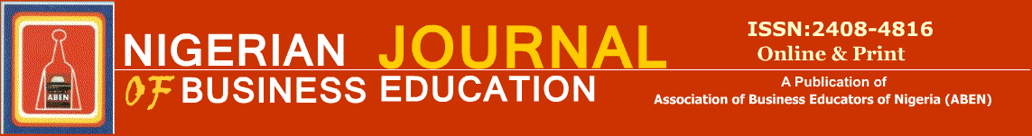 The Nigerian Journal of Business Education banner